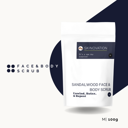 Sandalwood Face & Body Scrub[100g]